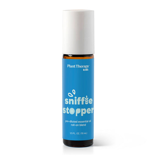 Plant Therapy Sniffle Stopper Essential Oil Pre-Diluted Roll-On Essential Oil White Smoke 10 mL