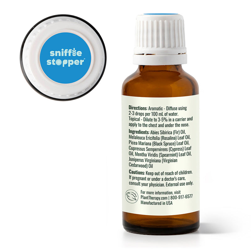 Plant Therapy Sniffle Stopper Essential Oil Essential Oil White Smoke 10 mL,30 mL