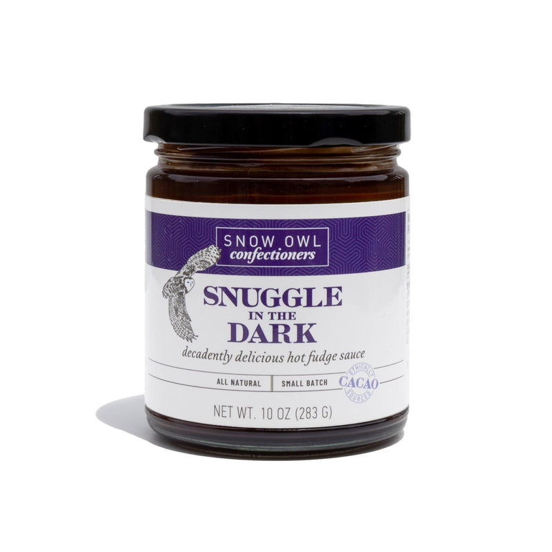 Snow Owl Confectioners Snuggle in the Dark Fudge Sauce White Smoke