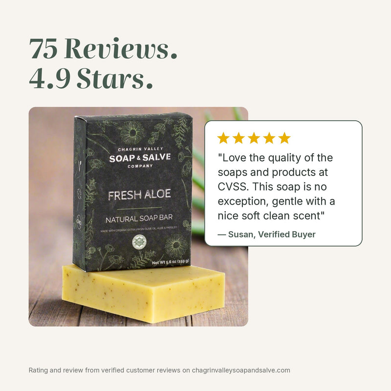 Natural Soap: Fresh Aloe