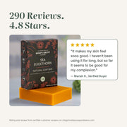 Chagrin Valley Soap & Salve Natural Soap: Sea Buckthorn & Tea Tree Soap Seashell Full Bar 5.6 oz,Travel Size Bar 1.7 oz