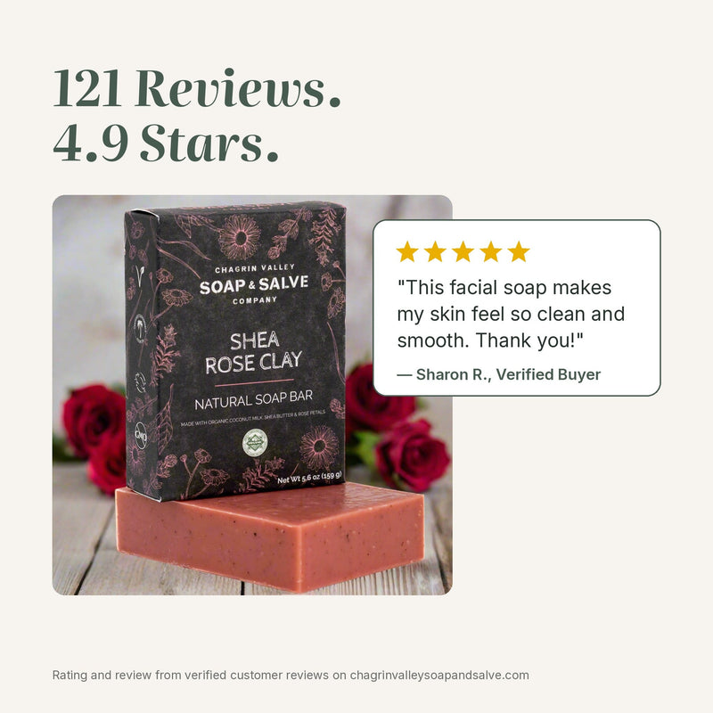 Natural Soap: Shea Rose Clay Complexion