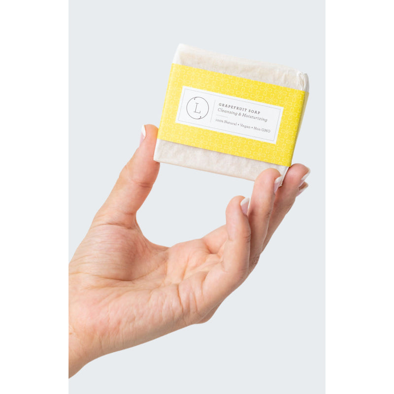 Lizush 2x Natural Handmade Soap Bar, Pink Grapefruit Soap NATURAL SOAP BAR Lavender