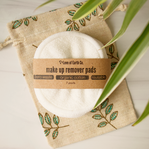 Love of Earth Co. Reusable Make Up Remover Pads Light Gray