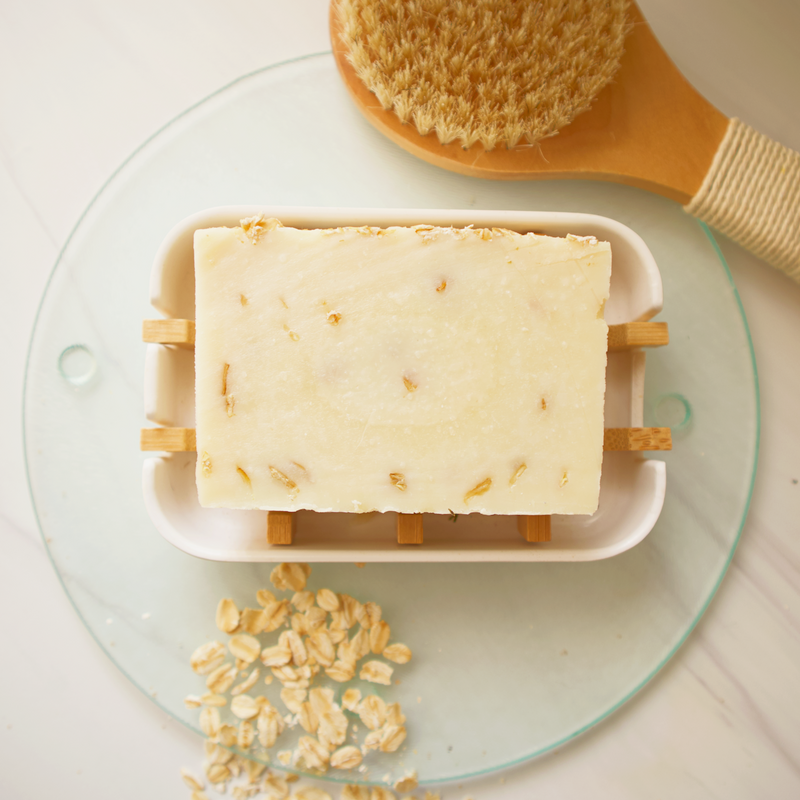 Love of Earth Co. Oatmeal Body Soap (Unscented) Antique White