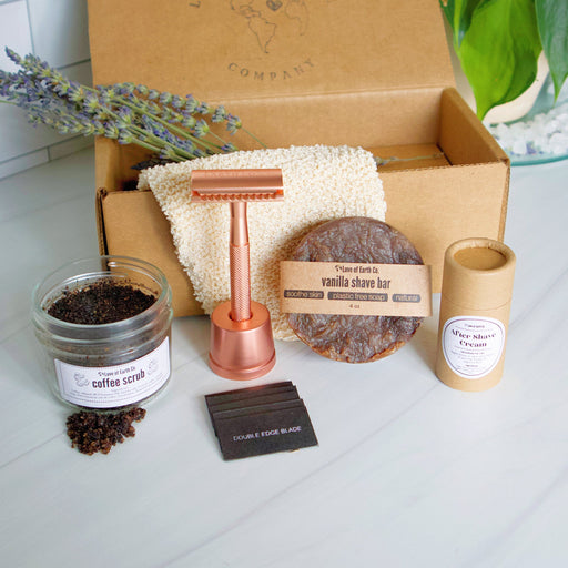 Love of Earth Co. November Box Light Gray Black Razor,Rose Gold Razor