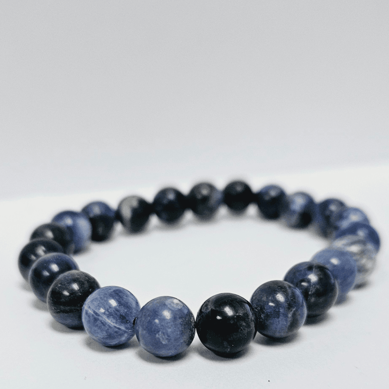 ZAQ Skin & Body Sodalite Bracelet - Intelligence Light Gray 6mm,8mm,10mm