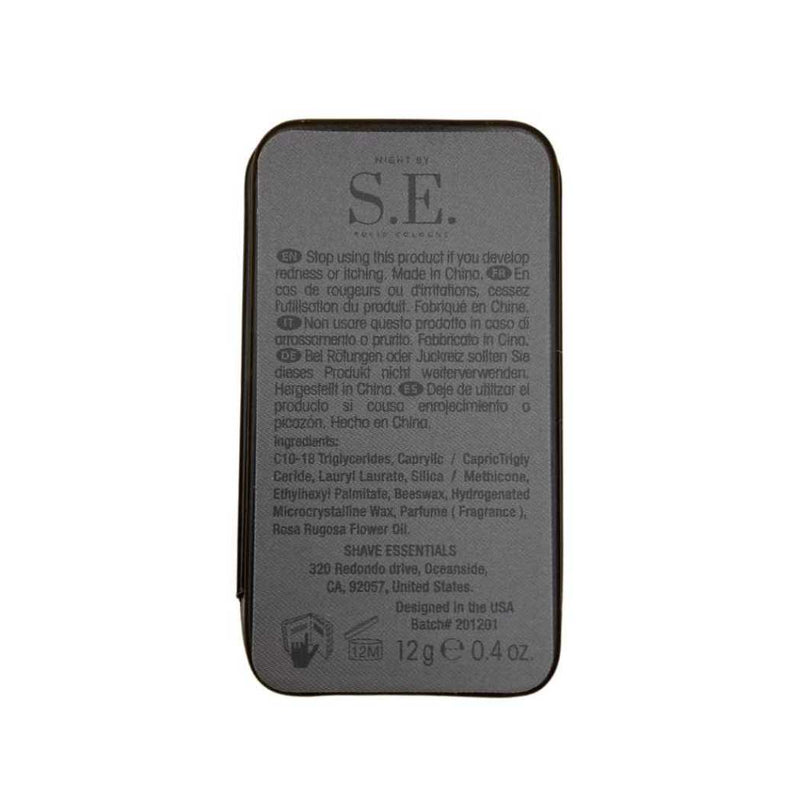 Shave Essentials Solid Cologne Cologne Dim Gray DAY by S.E.,NIGHT by S.E.