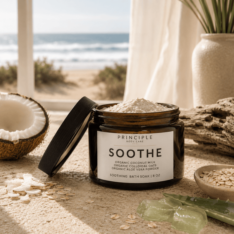 P R I N C I P L E Soothe Bath Soak Bath Light Gray