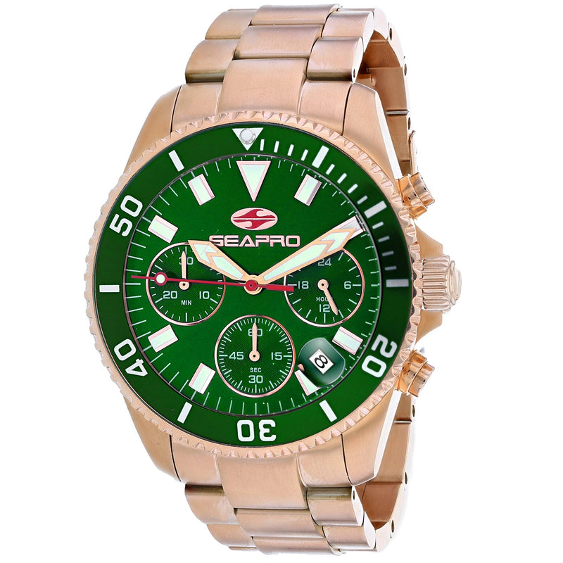 Bids.com Seapro Men's Scuba 200 Chrono Watches White Smoke Default Title