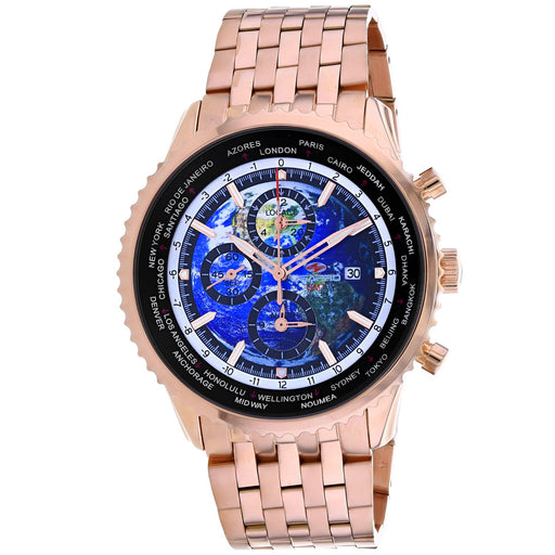 Bids.com Seapro Men's Meridian World Timer GMT Watches White Smoke Default Title