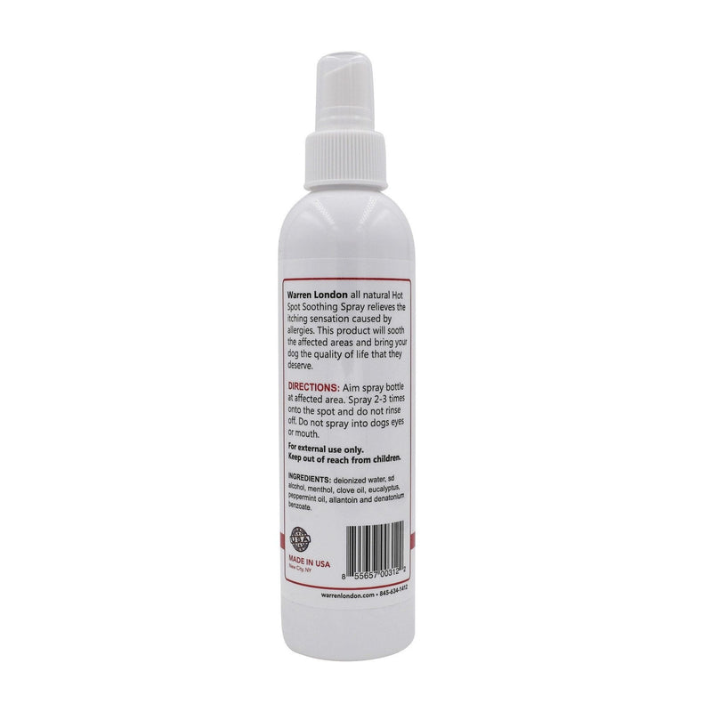 Warren London Hot Spot Soothing Spray - Anti Itch Spray That Soothes And Cools Spa Product Gray