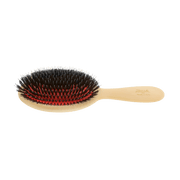 KOH-I-NOOR Beauty USA Janeke Synthetic Horn Pneumatic Hairbrush – Boar & Nylon Bristle Brush Hair Brush Black