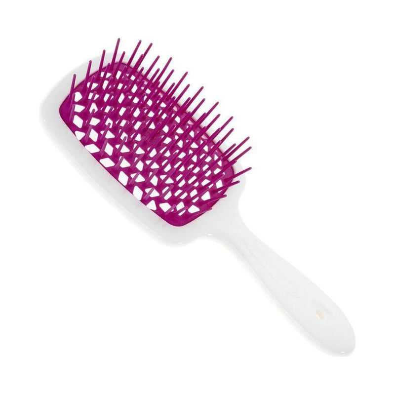 Janeke Janeke Superbrush White/Fuchsia - Model No. SP226BIA FUX Hair Brush Lavender