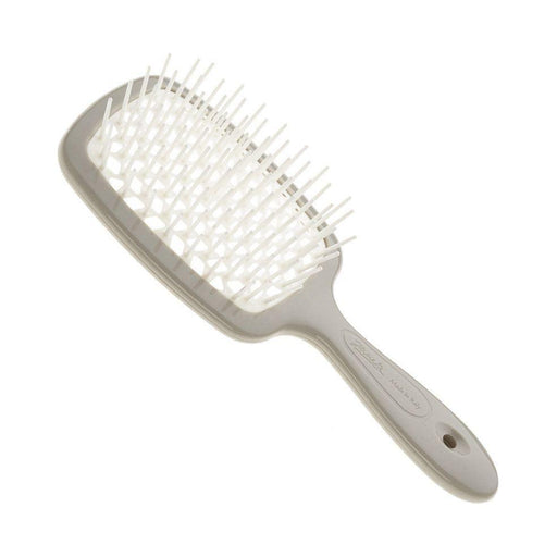 Janeke Janeke Superbrush Grey/White - 94SP226 GRI Hair Brush Light Gray
