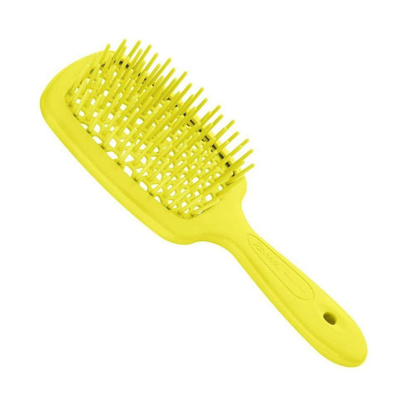 Janeke Janeke Superbrush Small Fluo Yellow – Model No. 83SP234 YFL Hair Brush Gold