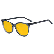 eyekeeper.com Spectacles for Computer Screen Fancy Cat-eye BC1901-BB90 Eyeglasses White Smoke Grey / without magnification