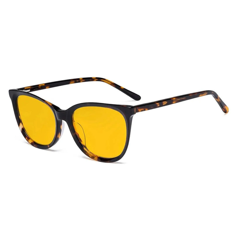 eyekeeper.com Spectacles for Computer Screen Fancy Cat-eye BC1901-BB90 Eyeglasses White Smoke Tortoise / without magnification