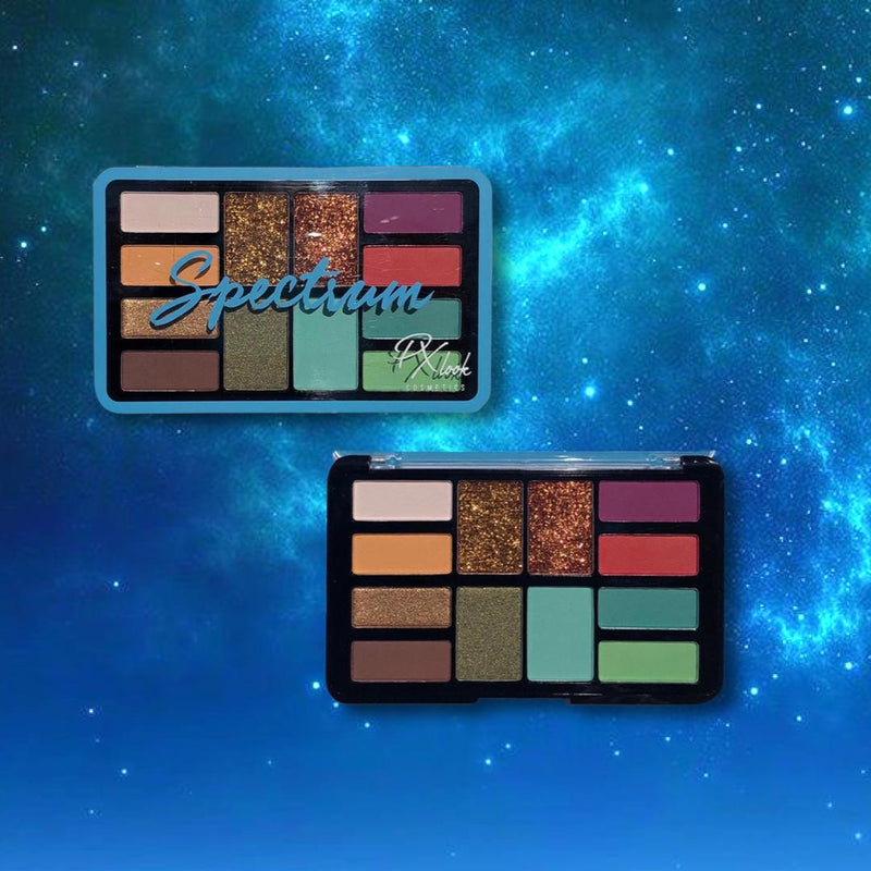 Prolux Cosmetics Spectrum Eyeshadow Palette EYESHADOW Dark Cyan #1,#2