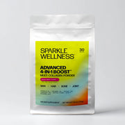 Sparkle Wellness Advanced 4-in-1 Boost Dietary Supplement Light Gray Mixed Berry