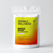 Sparkle Wellness Muscle Boost Dietary Supplement Light Gray Mixed Berry,No Flavor,Orange