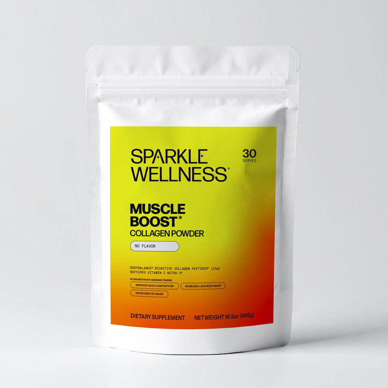 Sparkle Wellness Muscle Boost Dietary Supplement Light Gray Mixed Berry,No Flavor,Orange