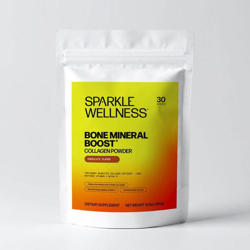 Sparkle Wellness Bone Mineral Boost Dietary Supplement Light Gray No Flavor,Acai Lemonade,Chocolate,Mixed Berry,Orange,Tropical