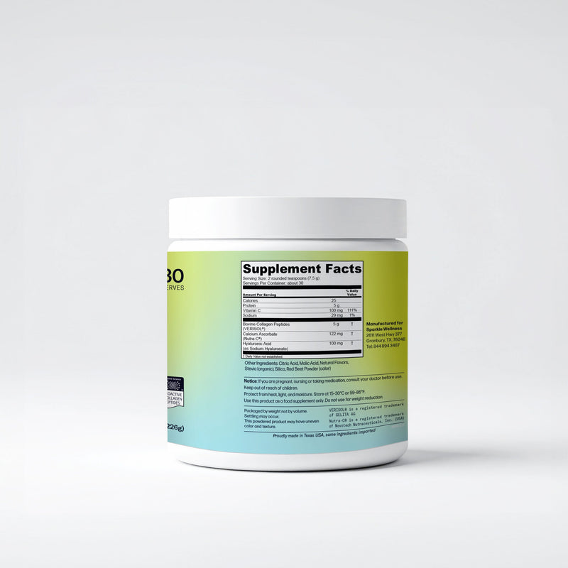 Sparkle Wellness Skin Boost Plus Dietary Supplement Lavender Mixed Berry / 30-serve,Mixed Berry / 50-serve,Chocolate / 30-serve,Chocolate / 50-serve,Acai Lemonade / 30-serve,Acai Lemonade / 50-serve,No Flavor / 30-serve,No Flavor / 50-serve,Orange / 30-serve,Orange / 50-serve,Tropical / 30-serve,Tropical / 50-serve