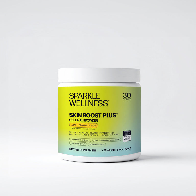 Sparkle Wellness Skin Boost Plus Dietary Supplement Lavender Acai Lemonade / 30-serve