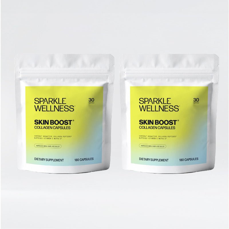 Sparkle Wellness Skin Boost Capsules Dietary Supplement Lavender 60-serve (2-bundle)