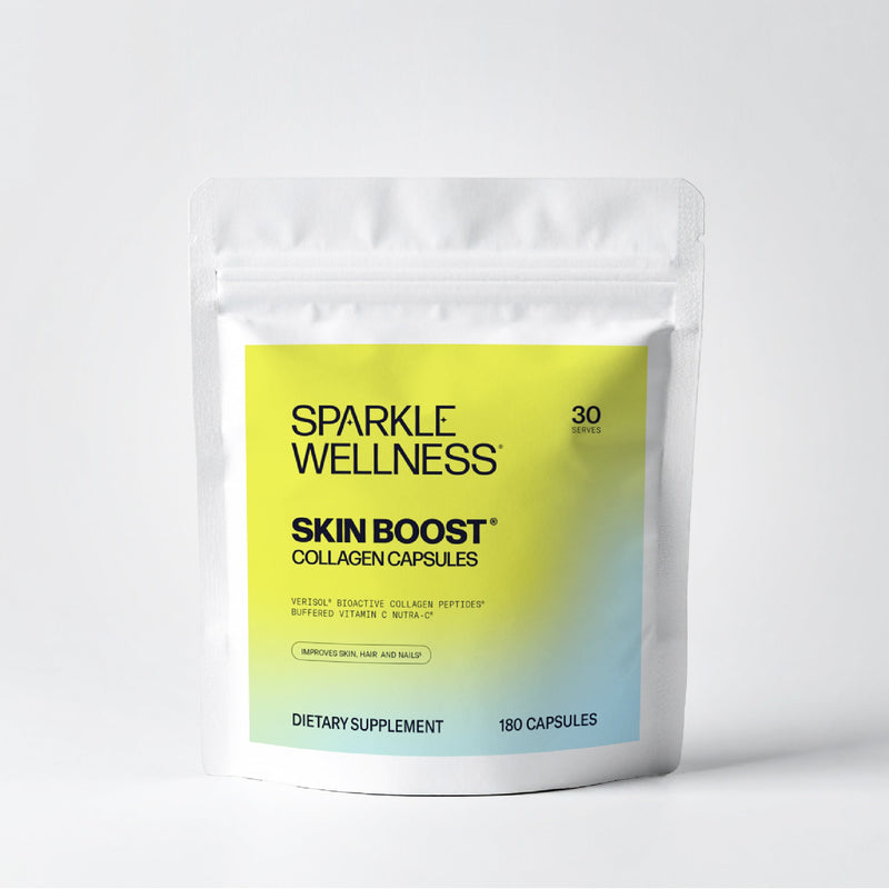 Sparkle Wellness Skin Boost Capsules Dietary Supplement Lavender 30-serve