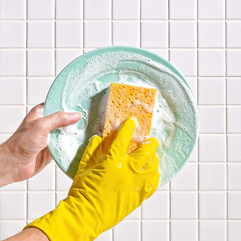 Element Brooklyn Plant-Based Kitchen Sponges Kitchen Goldenrod