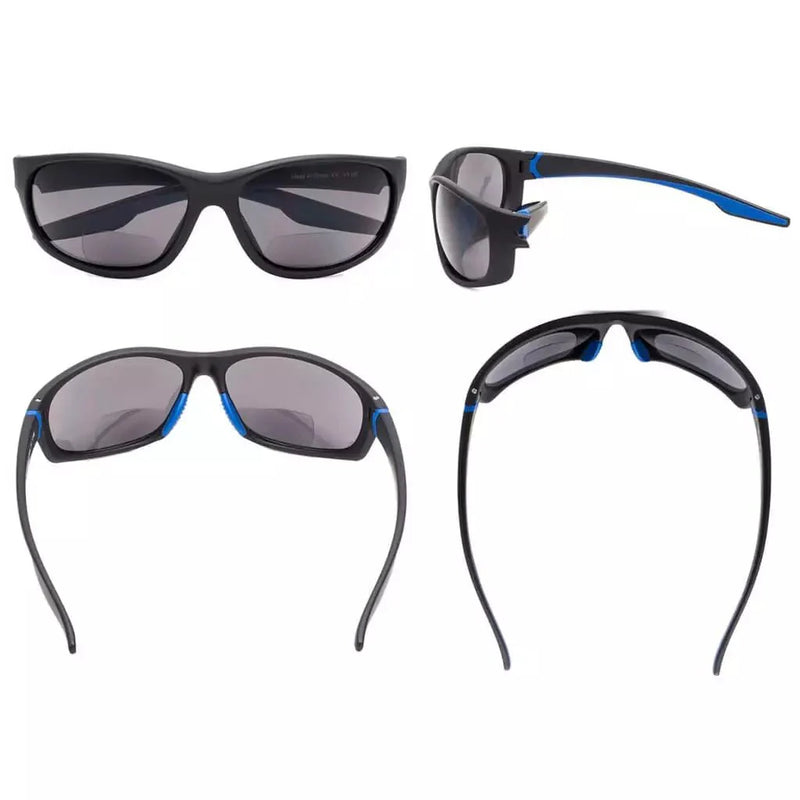 eyekeeper.com Sport Bifocal Stylish Chic Reading Sunglasses TR90 TH6145-B Sunglasses White Smoke Matte Black / +1.00,Matte Black / +1.25,Matte Black / +1.50,Matte Black / +1.75,Matte Black / +2.00,Matte Black / +2.25,Matte Black / +2.50,Matte Black / +3.00,Matte Black / +3.50,Shiny Black / +1.00,Shiny Black / +1.25,Shiny Black / +1.50,Shiny Black / +