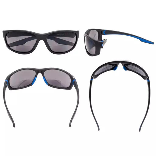 eyekeeper.com Sport Bifocal Stylish Chic Reading Sunglasses TR90 TH6145-B Sunglasses White Smoke Matte Black / +1.00,Matte Black / +1.25,Matte Black / +1.50,Matte Black / +1.75,Matte Black / +2.00,Matte Black / +2.25,Matte Black / +2.50,Matte Black / +3.00,Matte Black / +3.50,Shiny Black / +1.00,Shiny Black / +1.25,Shiny Black / +1.50,Shiny Black / +