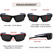 eyekeeper.com Sport Full Rim Polarized Bifocal Reading Sunglasses PGSG904 Sunglasses White Smoke Matte Tortoise / +1.50,Matte Tortoise / +2.00,Matte Tortoise / +2.50,Matte Tortoise / +3.00,Matte Clear / +1.50,Matte Clear / +2.00,Matte Clear / +2.50,Matte Clear / +3.00,Black Blue / +2.00,Black Blue / +2.50,Black Blue / +3.00,Matte Brown / +1.50,Matte
