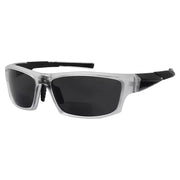 eyekeeper.com Sport Full Rim Polarized Bifocal Reading Sunglasses PGSG904 Sunglasses White Smoke Matte Clear / +1.50,Matte Clear / +2.00,Matte Clear / +2.50,Matte Clear / +3.00
