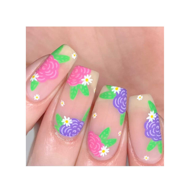 UberChic Beauty Springtime In The Country Stamping Plate Tan