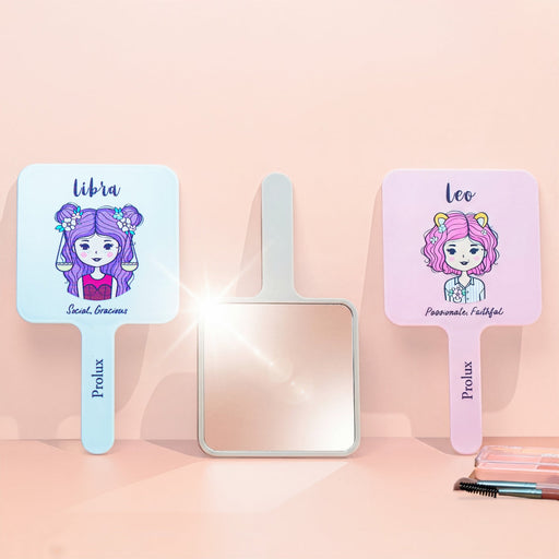 Prolux Cosmetics Zodiac Mirrors - Hand Held Mirror mirrors Bisque ARIES,TAURUS,GEMINI,CANCER,LEO,VIRGO,LIBRA,SCORPIO,SAGITTARIUS,CAPRICORN,AQUARIUS,PISCES