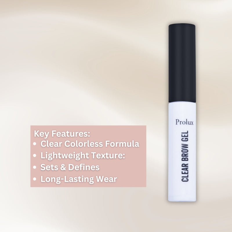 Prolux Cosmetics Clear Brow Gel brow gel Antique White