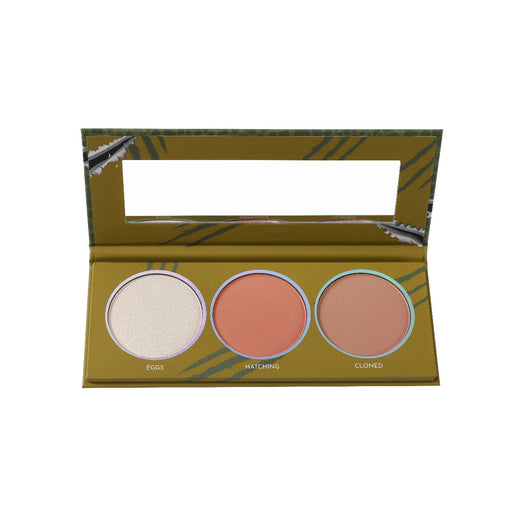 Prolux Cosmetics Extinct Face Palette Blush, Bronzer, Highlighter White Smoke