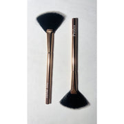 Prolux Cosmetics Rose Gold Fan Brush Fan Brush Lavender
