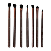 Prolux Cosmetics Deluxe Eye Essentials 7pc Brush Set White Smoke