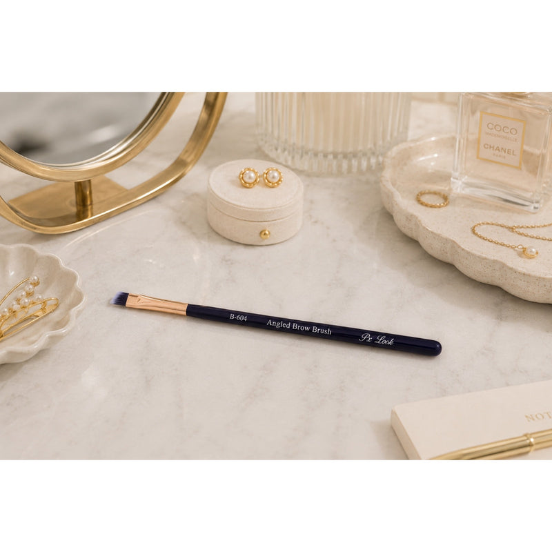 Prolux Cosmetics Angled Brow Brush brush Light Gray