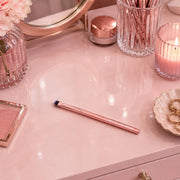 Prolux Cosmetics Rose Gold Angled Liner Brush Angled Liner Brush Light Pink