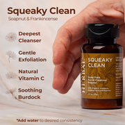 Ora's Amazing Herbal Squeaky Clean, Soap Free Facial Exfoliating Cleansing Powder Light Gray Full Size