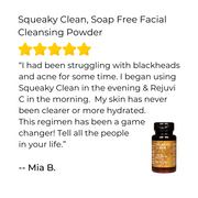 Ora's Amazing Herbal Squeaky Clean, Soap Free Facial Exfoliating Cleansing Powder Sandy Brown Full Size