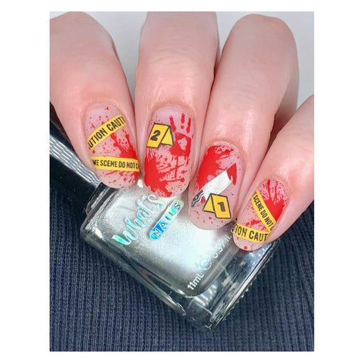 UberChic Beauty Comfy Clothes and Murder Shows Stamping Plate Dark Slate Gray