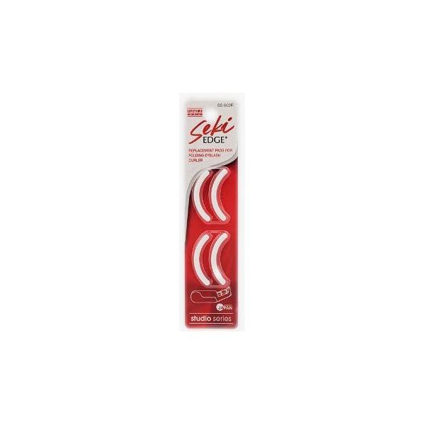 Seki Edge Seki Edge Replacement Pads For Folding Eyelash Curler SS-602R - 0.3 Oz Eyelash Curler Replacement Pads Antique White