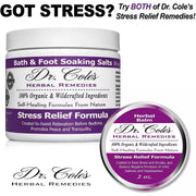 COLEHERBALS LLC 31 - Dr. Cole's Stress Relief Soaking Salts Herbal White Smoke