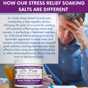 COLEHERBALS LLC 31 - Dr. Cole's Stress Relief Soaking Salts Herbal Light Gray